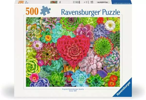 Puzzle 500 Teile - Succulent Love