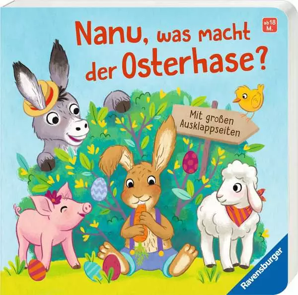 Nanu. was macht der Osterhase?