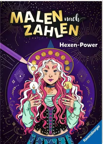 Malen nach Zahlen - Hexen-Power
