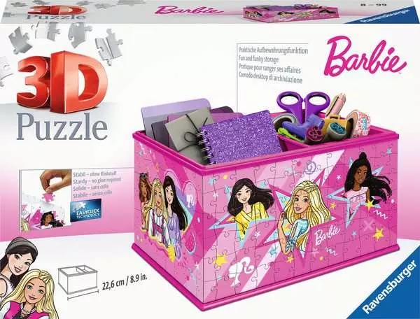 3D Puzzle Aufbewahrungsbox Barbie
