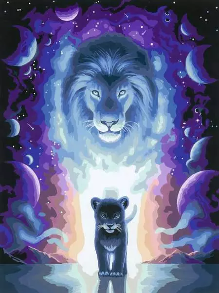 CreArt Der Weg eines Königs - Malen nach Zahlen für Erwachsene