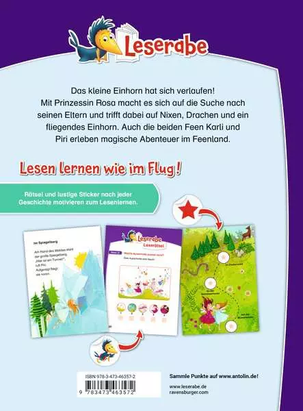 Leserabe Sonderausgaben - Einhorn- und Feengeschichten zum Lesenlernen