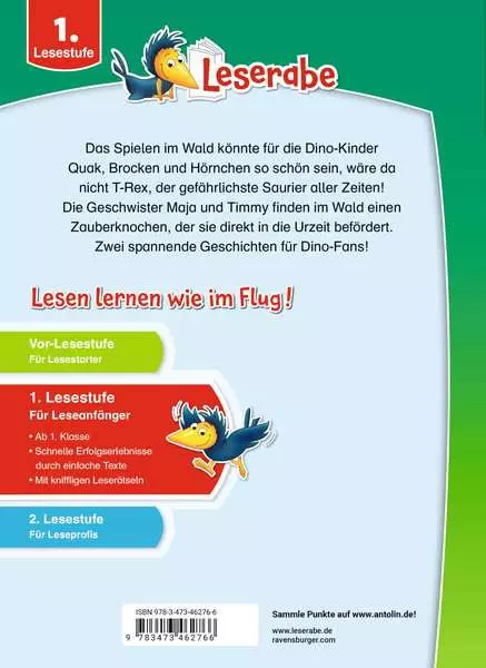 Leserabe Sonderausgaben - Rabenstarke Dinogeschichten für Erstleser