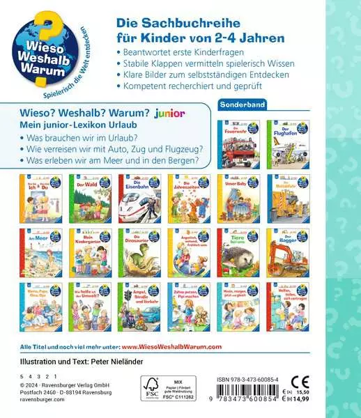 Ravensburger Wieso? Weshalb? Warum? junior - Mein junior-Lexikon: Urlaub
