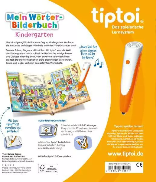 tiptoi® Mein Wörter-Bilderbuch - Kindergarten