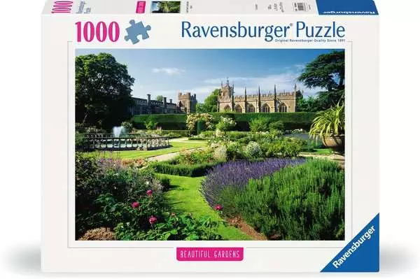 Puzzle 1000 Teile - Garten der Königin Sudeley Castle. England
