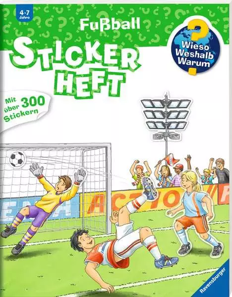 Ravensburger Wieso? Weshalb? Warum? Stickerheft - Fußball