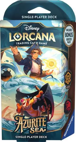 Disney Lorcana: Azurite Sea - Amber and Ruby Deck (Englisch)