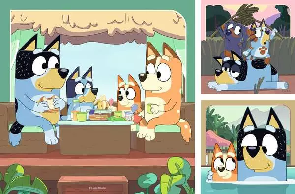 Kinderpuzzle ab 5 Jahren - Blueys Abenteuer - 49 Teile