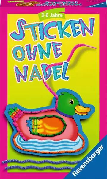 Sticken ohne Nadel - Reisespiel ab 3 Jahren