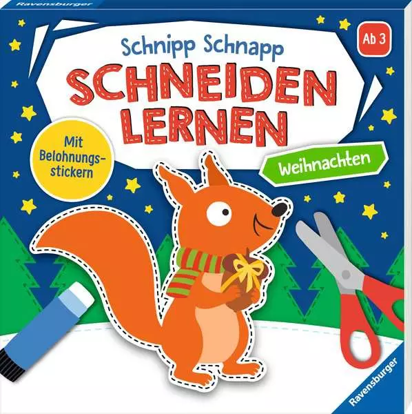 Schnipp-Schnapp Schneiden lernen - Weihnachten