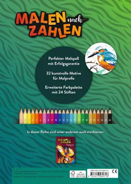 Malen nach Zahlen - Wilde Tiere