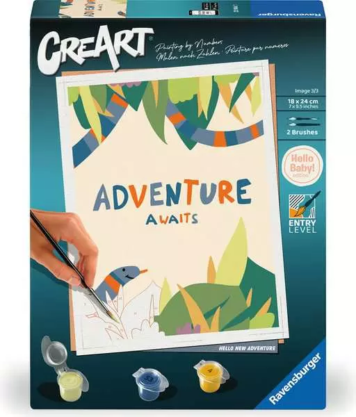 CreArt Neues Abenteuer - Malen nach Zahlen für Erwachsene