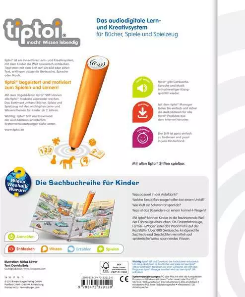 tiptoi® Wieso? Weshalb? Warum? - Die Welt der Fahrzeuge