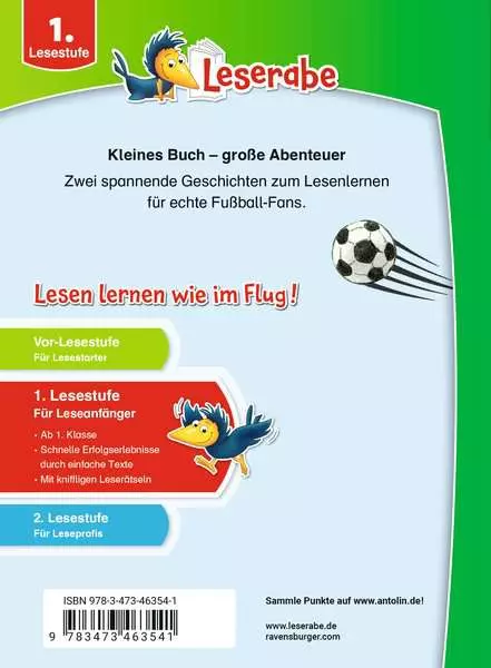 Leserabe Sonderausgaben - Erstlesegeschichten - Fußball