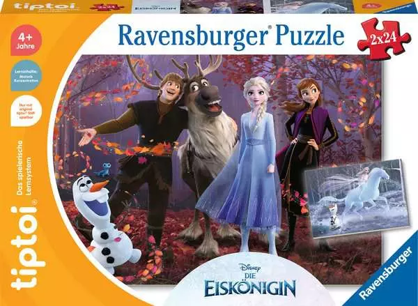 Kinderpuzzle ab 4 Jahren - Puzzle für kleine Entdecker: Disney Die Eiskönigin - 24 Teile