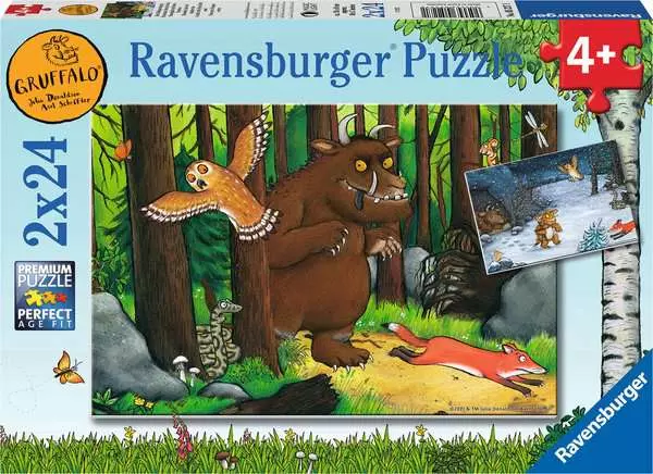 Kinderpuzzle ab 4 Jahren - Der Waldspaziergang - 24 Teile