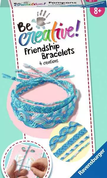 BeCreative Mini - Freundschaftsbändchen - Bastelset für Kinder ab 8 Jahren