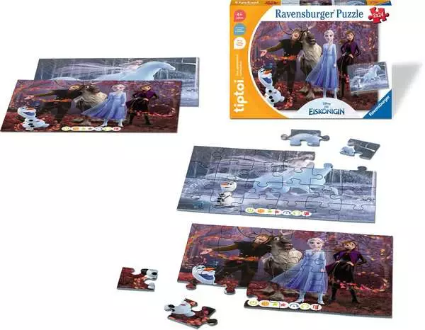 Kinderpuzzle ab 4 Jahren - Puzzle für kleine Entdecker: Disney Die Eiskönigin - 24 Teile