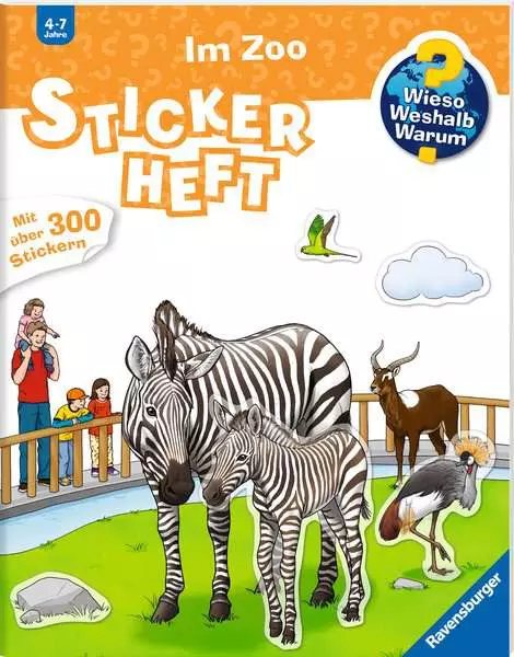 Ravensburger Wieso? Weshalb? Warum? Stickerheft - Im Zoo