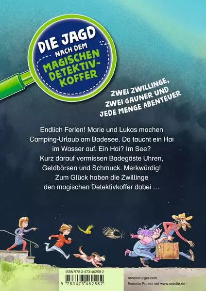 Die Jagd nach dem magischen Detektivkoffer. Band 8 - Ein Hai im Badesee