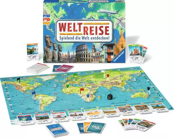 Weltreise - Spiel ab 8 Jahren