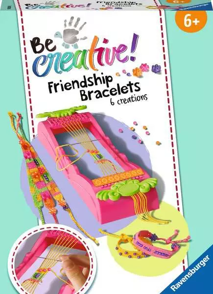 BeCreative Midi - Freundschaftsbändchen - Bastelset für Kinder ab 6 Jahren