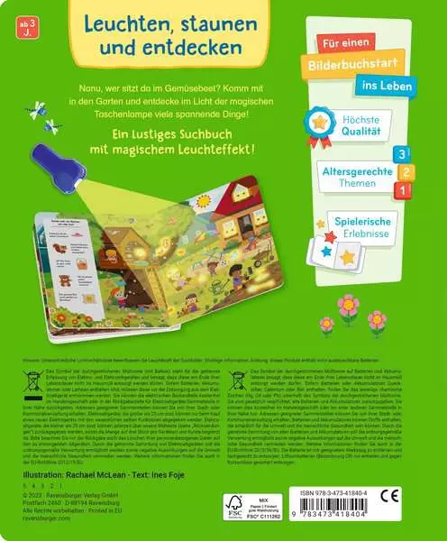 Lampe an! Entdecke den Garten