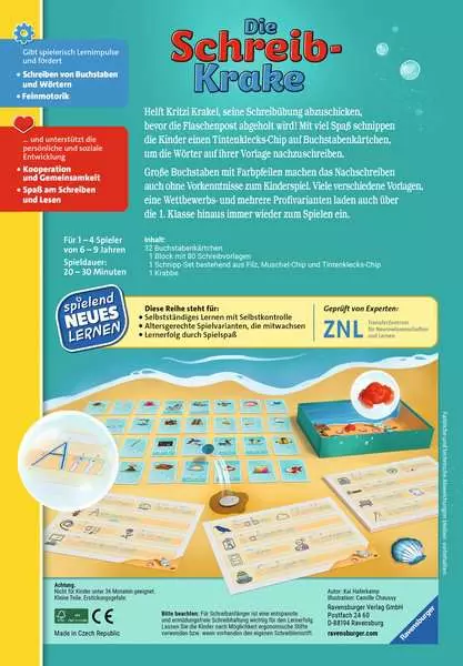 Die Schreib-Krake - Lernspiel ab 6 Jahren