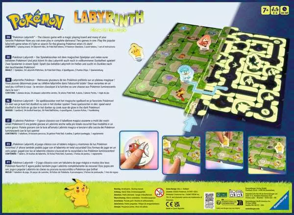 Pokémon: Labyrinth Glow in the Dark - Spiel ab 7 Jahren