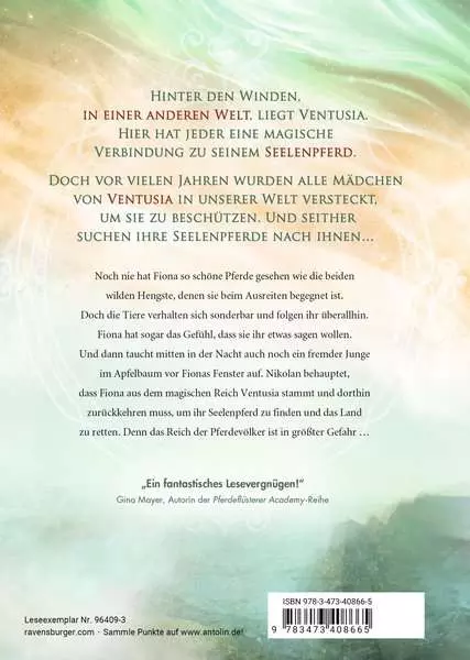 Die Seelenpferde von Ventusia. Band 1 - Windprinzessin