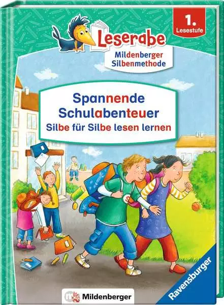 Leserabe Sonderausgaben - Spannende Schulabenteuer - Silbe für Silbe lesen lernen