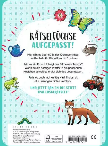 Lustige Kreuzworträtsel ab 6 Jahren