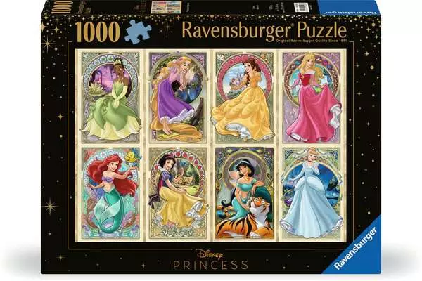 Puzzle 1000 Teile - Nouveau Art Prinzessinnen