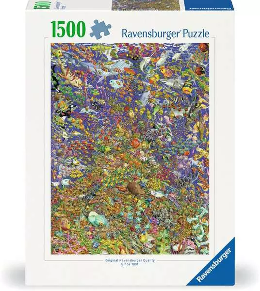 Puzzle 1500 Teile - Viele bunte Fische