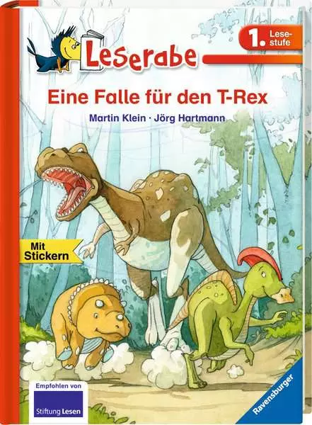 Leserabe 1. Lesestufe - Eine Falle für den T-Rex