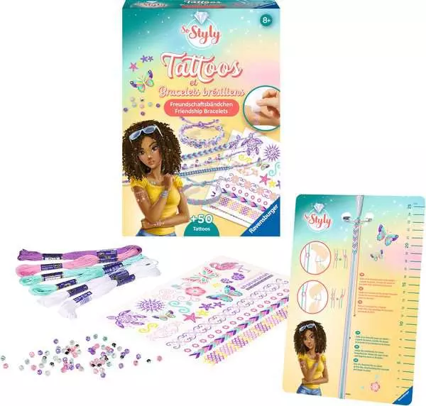 So Styly - Tattoos & Freundschaftsbänder: Cool Summer - Bastelset für Kinder ab 8 Jahren