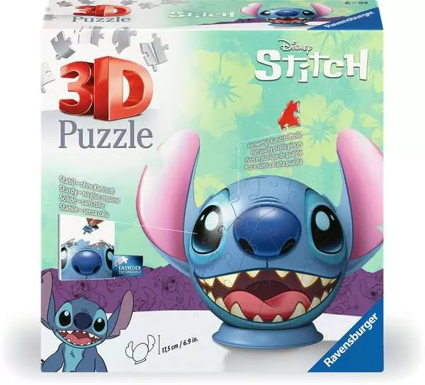 Ravensburger Puzzle-Ball Disney Stitch mit Ohren