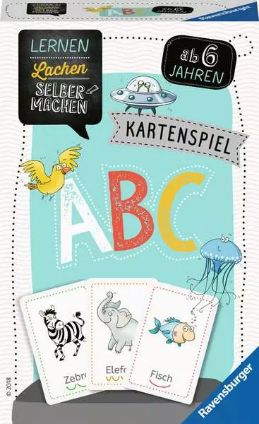 Lernen Lachen Selbermachen: Kartenspiel ABC - Kartenspiel ab 6 Jahren