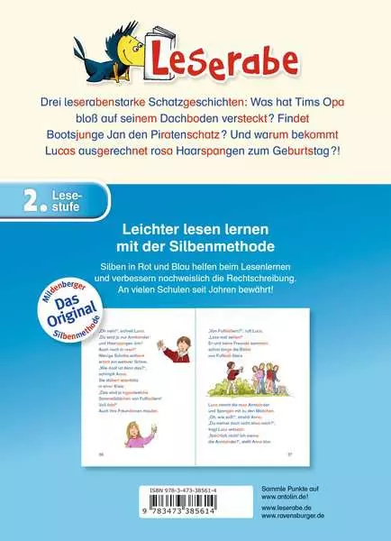 Leserabe mit Mildenberger Silbenmethode - Schatzgeschichten