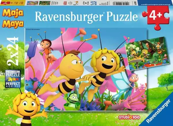 Kinderpuzzle ab 4 Jahren - Die kleine Biene Maja - 24 Teile