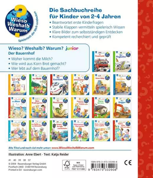 Ravensburger Wieso? Weshalb? Warum? junior. Band 1 - Der Bauernhof