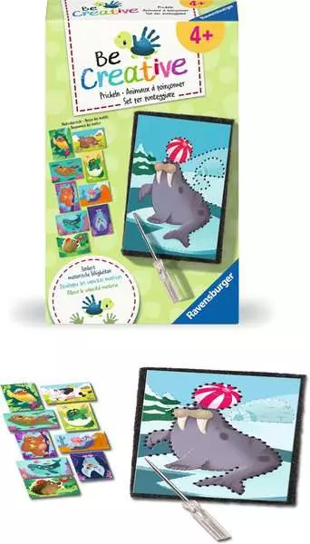 BeCreative Mini - Prickeln - Bastelset für Kinder ab 4 Jahren