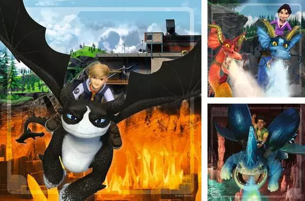 Kinderpuzzle ab 5 Jahren - Die 9 Welten - 49 Teile