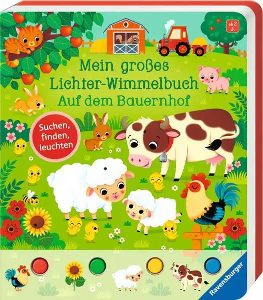 Mein großes Lichter-Wimmelbuch - Auf dem Bauernhof