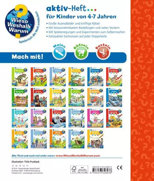 Ravensburger Wieso? Weshalb? Warum? aktiv-Heft - Fußball