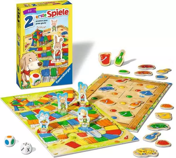 2 erste Spiele - Reisespiel ab 3 Jahren