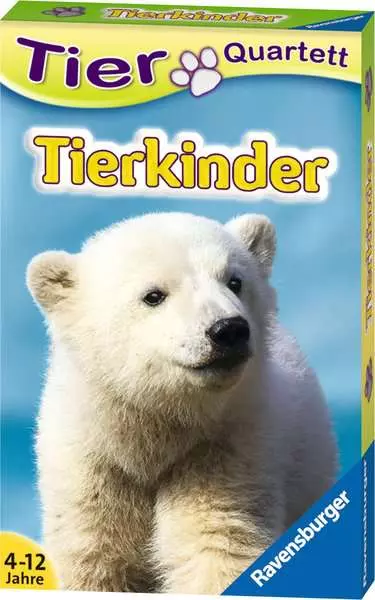 Tierquartett Tierkinder - Kartenspiel ab 4 Jahren