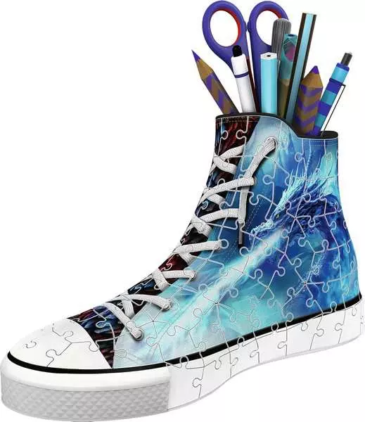 3D Puzzle Sneaker Mystische Drachen