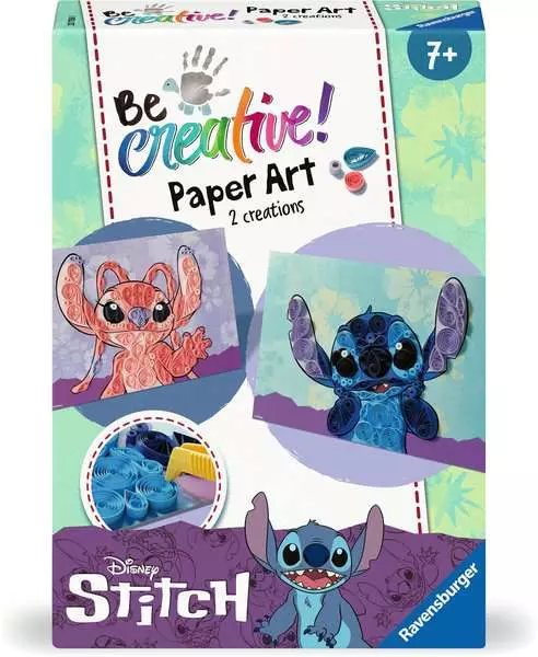 BeCreative Midi Disney - Paper Art Quilling Stitch - Bastelset für Kinder ab 7 Jahren
